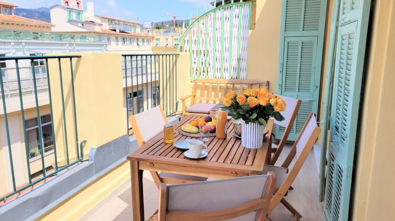 Ze Perfect Place - Opera Nice - Appartement 2 Chb - Ac - Terrasse Dış mekan fotoğraf